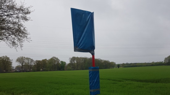 Bushaltestelle Emsener Weg außer Betrieb