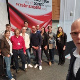 Selfie Time SPD Delegation mit Christoph Matterne