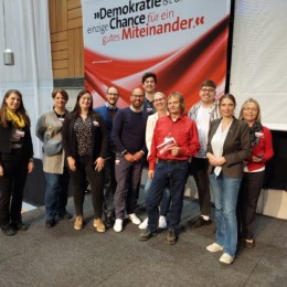 Delegation der SPD aus dem Landkreis Harburg auf dem SPD Bezirksparteitag in Hameln